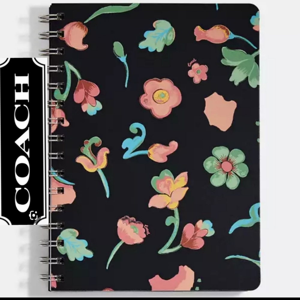 COACH SPIRAL NOTEBOOK